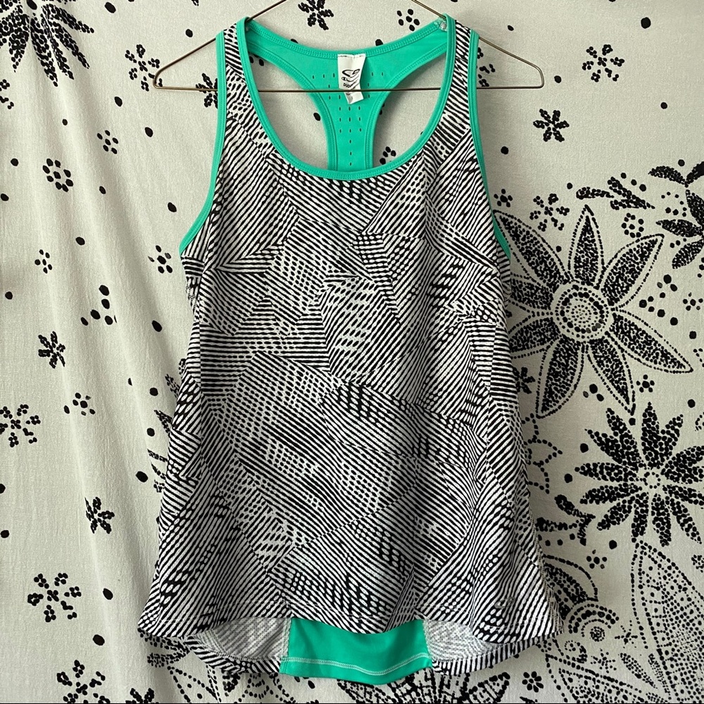 Champion C9 DuoDry zebra print racerback tank